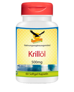 Krillöl Antarktis Premium 500mg, 60 Kapseln