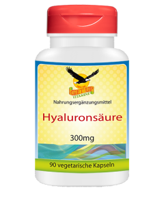 Hyaluronsäure 300mg vegan, 90 Kapseln Dose