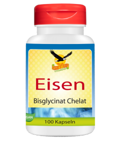 Eisen Premium + Kupfer & Vitamin C, 100 Kapseln