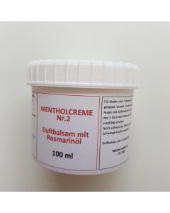 Mentholcreme mit Rosmarinöl Nr. 2 rot 100 ml