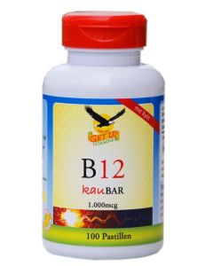 Vitamin B12 KauBar - 100 Kaupastillen mit Xylit