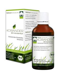 Koriander Bio Frischpflanzen Konzentrat, 50ml