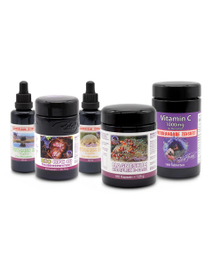 Kombi Paket Robert Franz Vitamin D3, Vitamin K2, BIO OPC 40, Vitamin C1000 und Magnesium Komplex
