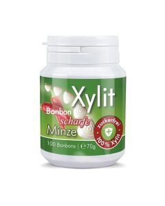 Xylit Bonbon scharfe Minze