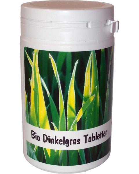 Bio Dinkelgras Tabletten, Dose, 500 St., 200 g - Sonderpreis Ablaufdatum 31.12.2022 Abverkauf