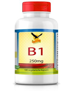 Vitamin B1 Thiamin, 250mg, 180 Kapseln - get up