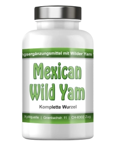 Mexican Wild Yam Kapseln, ganze Wurzel 120 Kapseln
