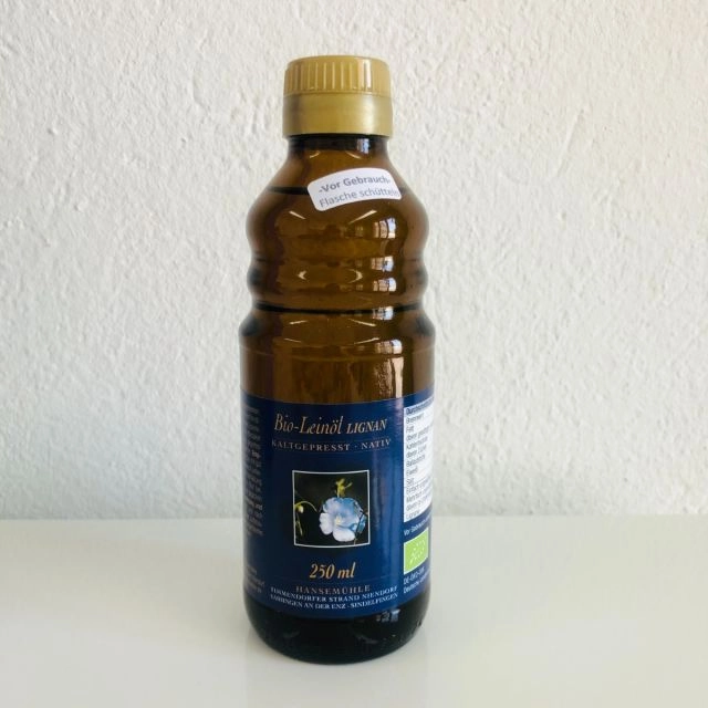 Bio-Leinöl nativ, lignan, 250 ml