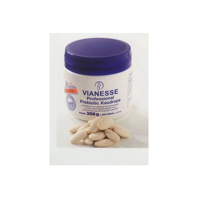 VIANESSE Prebiotic Kaudrops, Frucht, 200 Stück